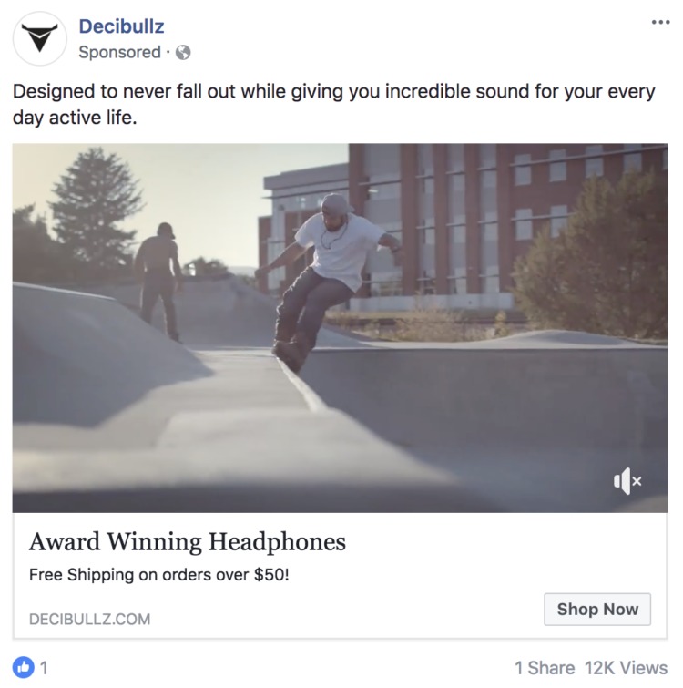 facebook video ads
