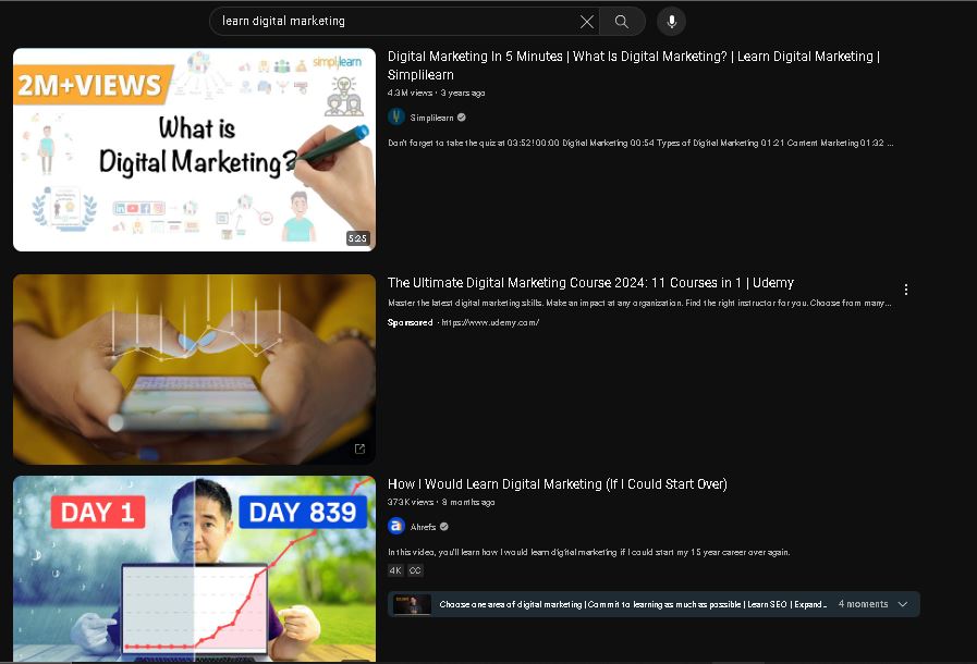 Learn Digital Marketing