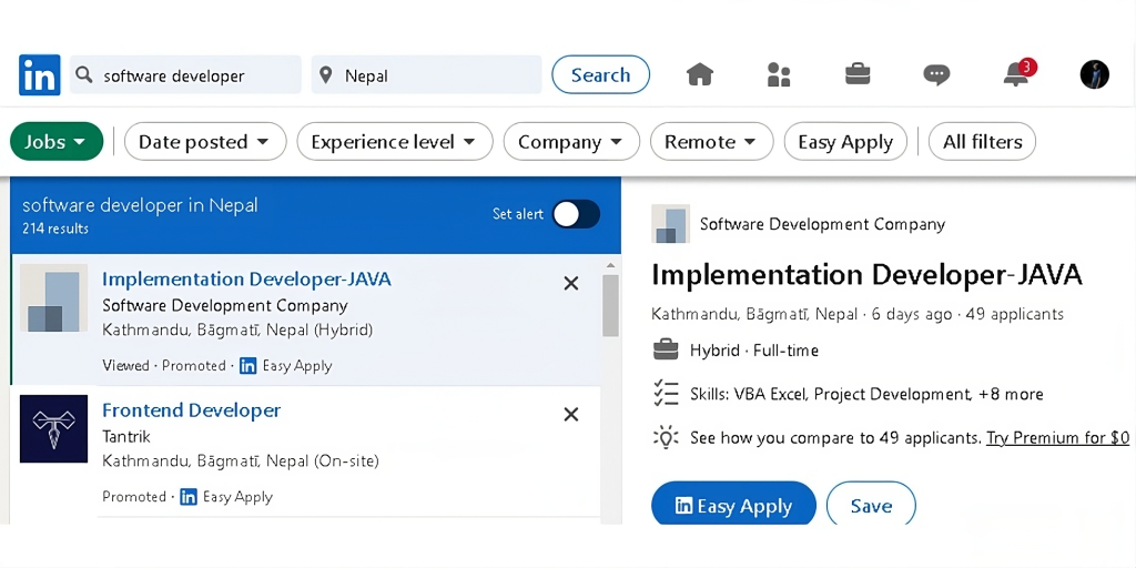 software developer jobs in nepal